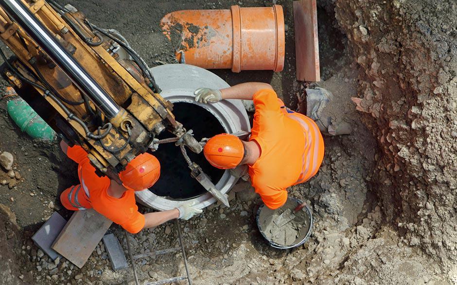 canalisation egout Éragny